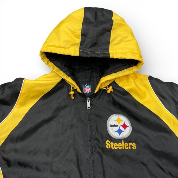 Pittsburgh Steelers G-III NFL Football Embroidered Hooded Jacket Men's 2XL XXL - Picture 4 of 9